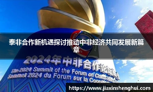 泰非合作新机遇探讨推动中非经济共同发展新篇章